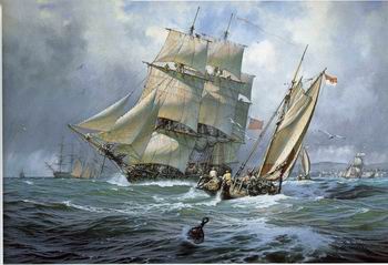 Seascape, boats, ships and warships. 84
